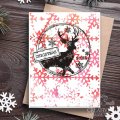 Woodware Clear Singles - Winter Reindeer