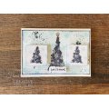 Woodware Clear Singles - Snowflake Trees